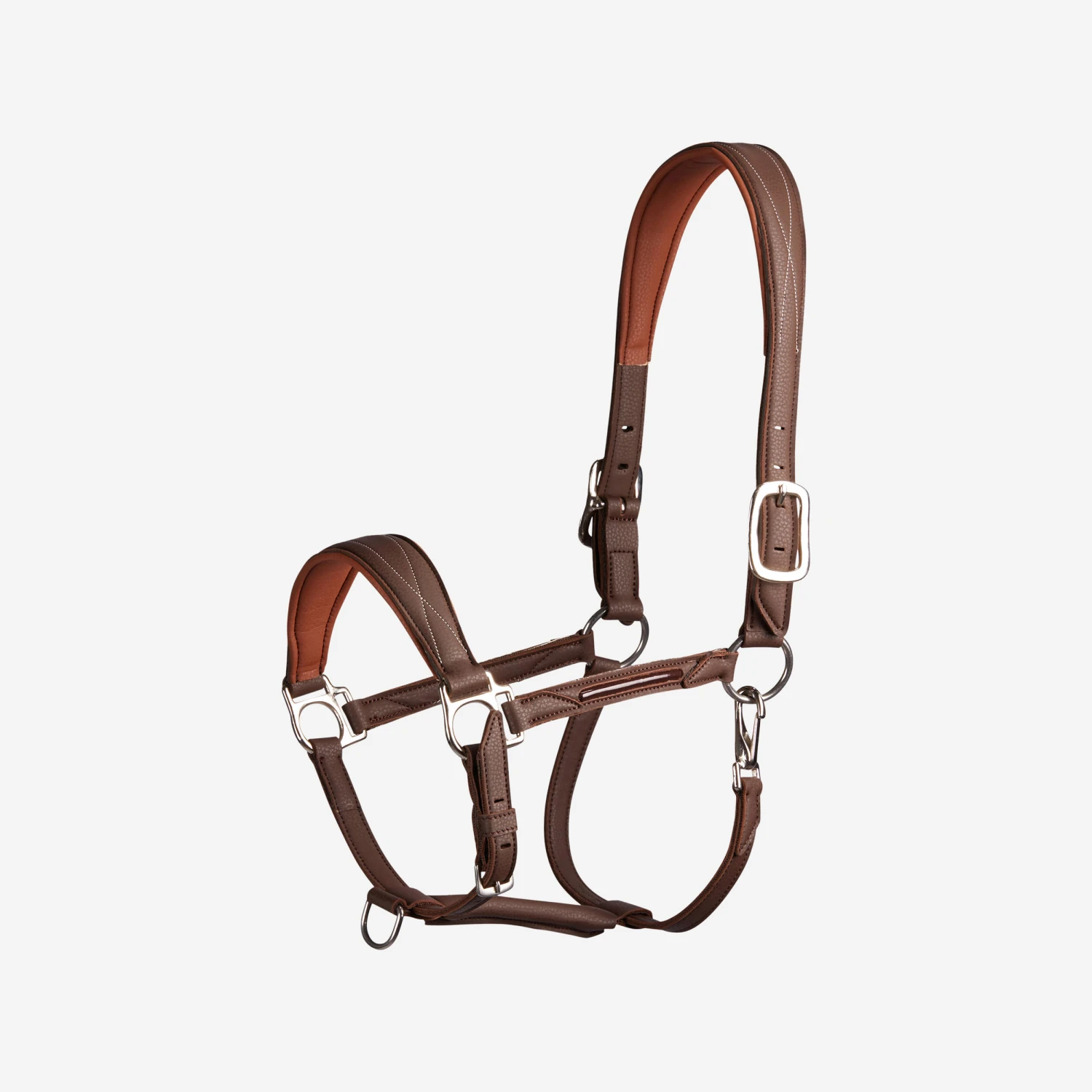 Horse Riding Synthetic Leather Halter For Horse & Pony 500 6 Horse Riding Synthetic Leather Halter For Horse & Pony 500 - Image 6