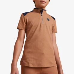 Kids' Horse Riding Short-Sleeved Polo Shirt 500