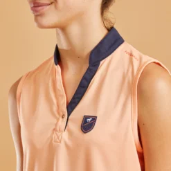 Kids' Light Horse Riding Tank Top 500 -Equestrian Supplies Store k03d28281ba87f4c37f52765e11393372