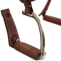 Horse Riding Hacking Saddle For Horse Escape - Brown -Equestrian Supplies Store k0c7161c0a4de46114a28e72fa42cc621