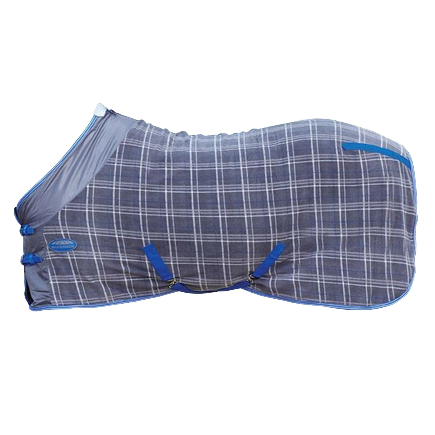 Weatherbeeta Standard Neck Fleece Cooler Rug (Grey Plaid) 1 Weatherbeeta Standard Neck Fleece Cooler Rug (Grey Plaid)