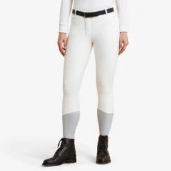 Women's Warm And Water-Repellent Horse Riding Jodhpurs Kipwarm 500