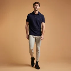 Men's Short-Sleeved Horse Riding Mesh Polo -Equestrian Supplies Store k14b30bb7bc674056955917af6b6f99d6