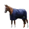 Saxon Defiant StandardNeck Plaid Lightweight Horse Turnout Rug (Navy)