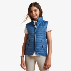 Kids' Horse Riding Sleeveless Padded Gilet 100 -Equestrian Supplies Store k1897557adbc2184aa6a3d446731320b5