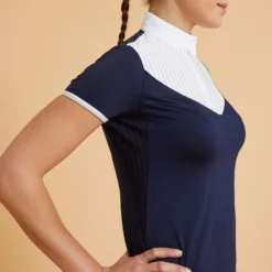 Women's Horse Riding Short-Sleeved Show Polo Shirt 500 -Equestrian Supplies Store k1f1e593abf3cb5dc5357d63caf32e725