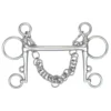 Mullen Mouth Horse Pelham Bit (Light Steel)