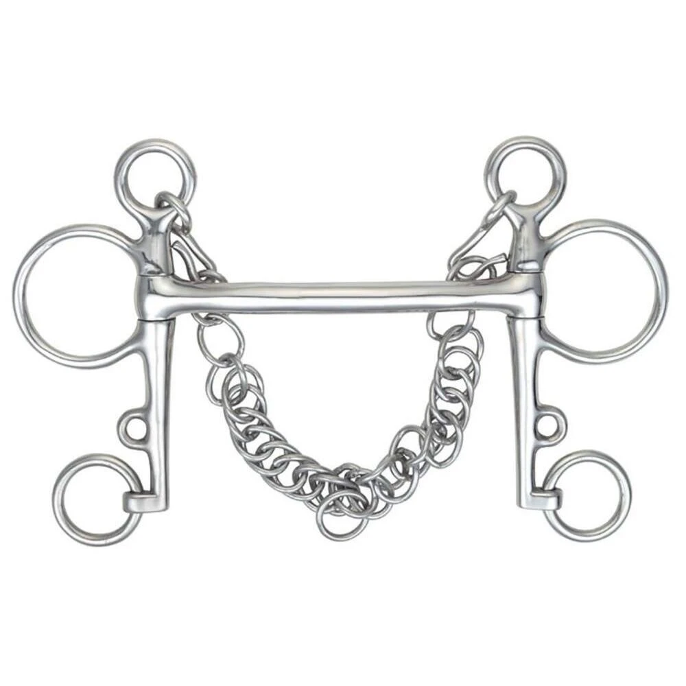 Mullen Mouth Horse Pelham Bit (Light Steel) 1 Mullen Mouth Horse Pelham Bit (Light Steel)