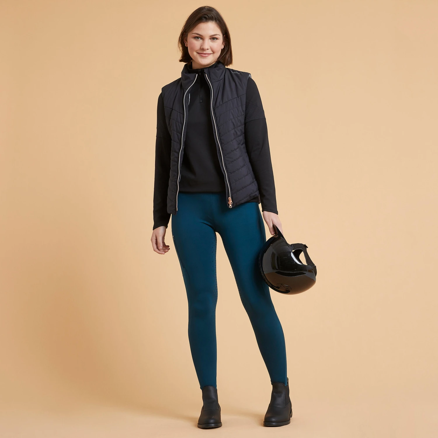 Women's Horse Riding Full Grip Leggings 500 12 Women's Horse Riding Full Grip Leggings 500 - Image 12