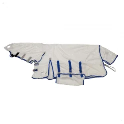 Highlander Plus Combo Neck Horse Fly Rug (White)