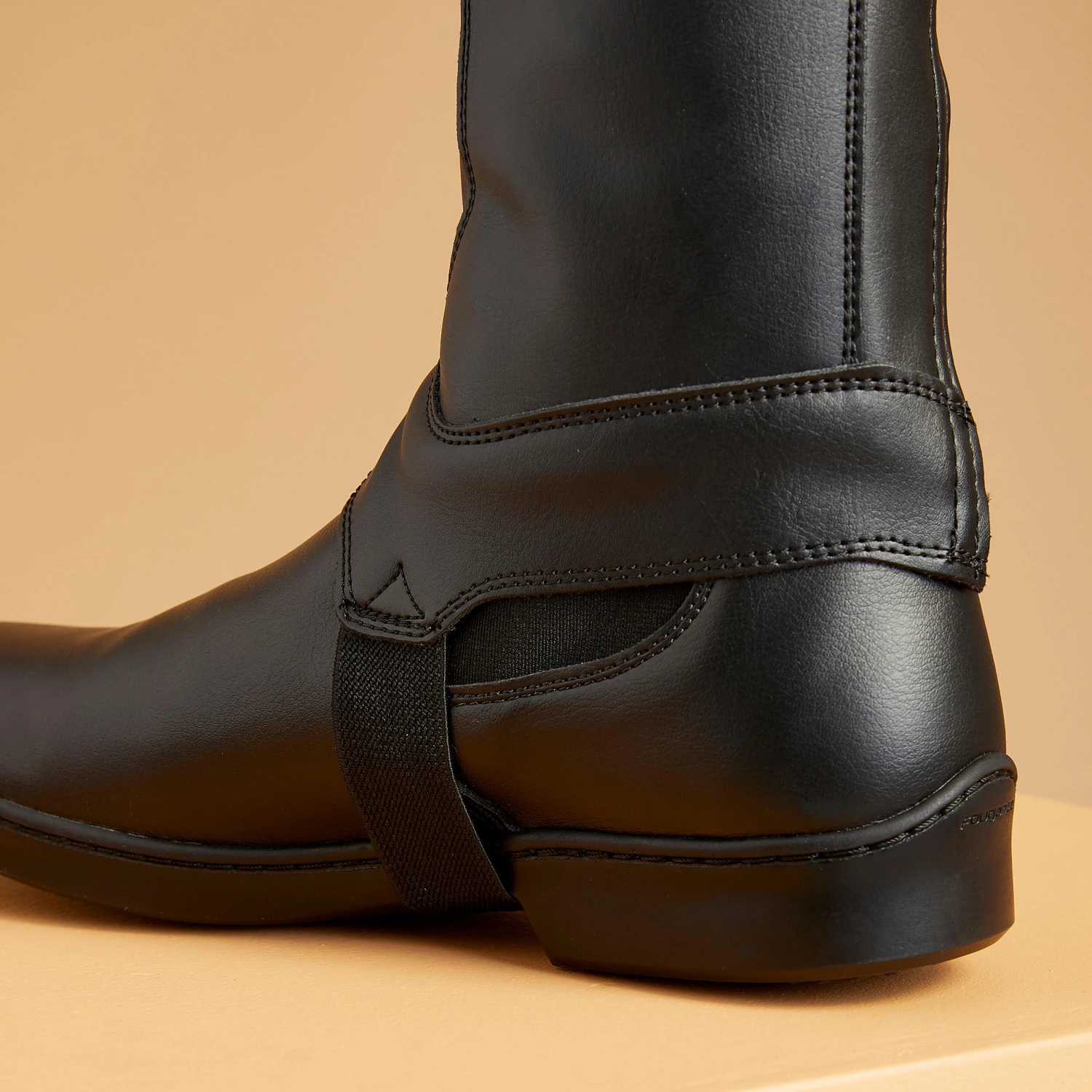 Adult Horse Riding Classic Synthetic Half-Chaps 4 Adult Horse Riding Classic Synthetic Half-Chaps - Image 4