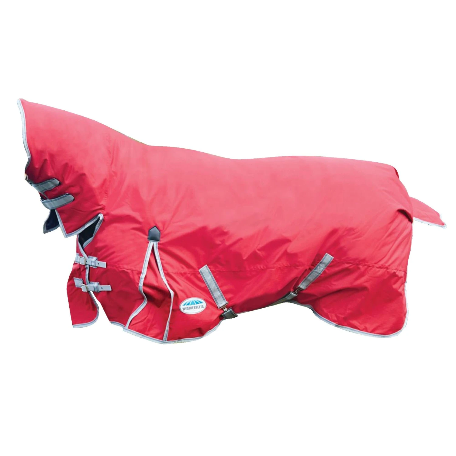 Weatherbeeta Comfitec Heavy Classic Combo Neck Turnout Rug (Red/Silver/Navy) 1 Weatherbeeta Comfitec Heavy Classic Combo Neck Turnout Rug (Red/Silver/Navy)