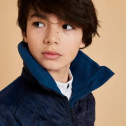 Kids' Horse Riding Bi-Material Warm Fleece 500 -Equestrian Supplies Store k2bfa12e04f4d13b4c4a96fff3a3310db