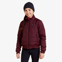 Kids' Horse Riding Warm Jacket 500