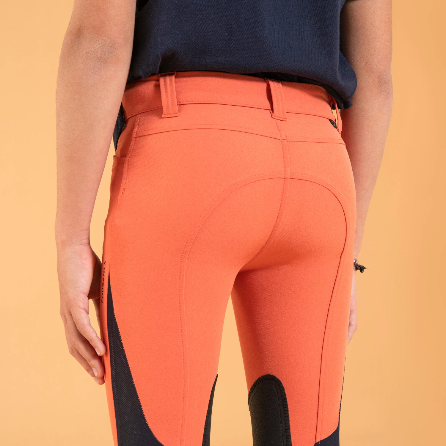 Kids' Horse Riding Lightweight Mesh Jodhpurs With Grippy Suede Patches 500 17 Kids' Horse Riding Lightweight Mesh Jodhpurs With Grippy Suede Patches 500 - Image 17