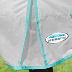 Weatherbeeta GreenTec Plus Combo Neck Lightweight Horse Turnout Rug (Light Grey/Bottle Green) -Equestrian Supplies Store k3ba3d0ccfb2838e62e765ced668c5db1