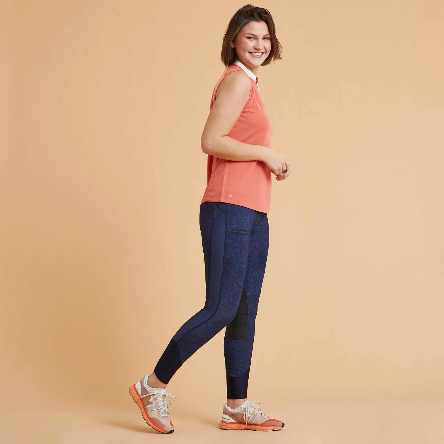 Women's Horse Riding Lightweight Leggings 100 2 Women's Horse Riding Lightweight Leggings 100 - Image 2