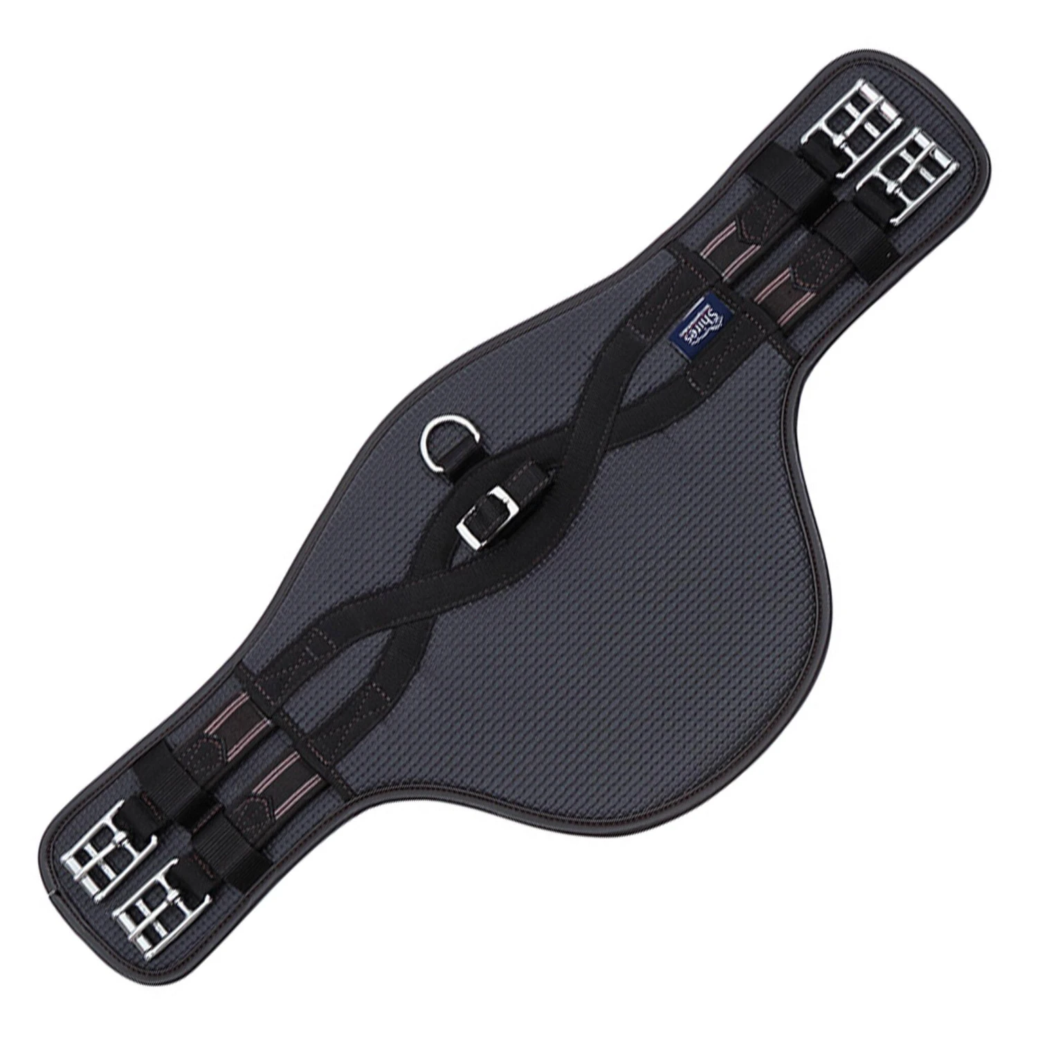 AntiChafe Elastic Horse Stud Girth (Black) 2 AntiChafe Elastic Horse Stud Girth (Black) - Image 2