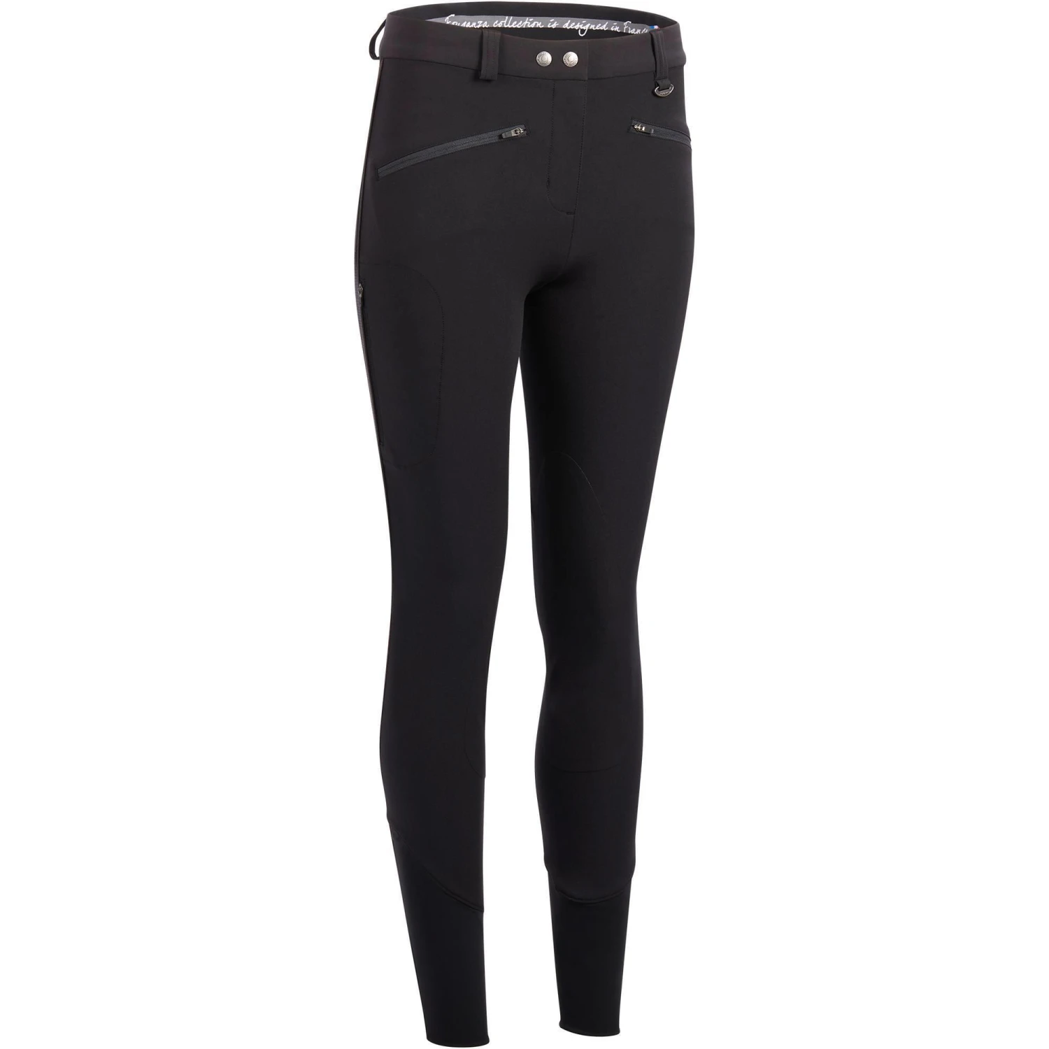 Women's Horse Riding Lightweight Mesh Jodhpurs 500 12 Women's Horse Riding Lightweight Mesh Jodhpurs 500 - Image 12