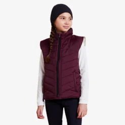 Kids' Warm Padded Horse Riding Gilet 500 -Equestrian Supplies Store k49f8b901cf46081b3bbb4e306cf56b71