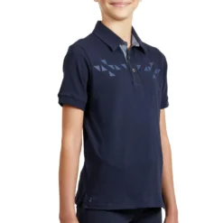 Boys' Horse Riding Short-Sleeved Polo 140 -Equestrian Supplies Store k4a2fe163e352f17c975294d1e5f0f5f9