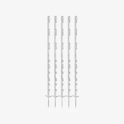 Horse Riding PVC Fencing Posts 160 Cm Titan 5-Pack