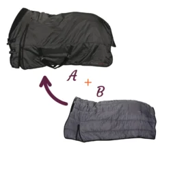 Allweather 2-in-1 Waterproof Outdoor Horse Riding Rug For Horses / Ponies