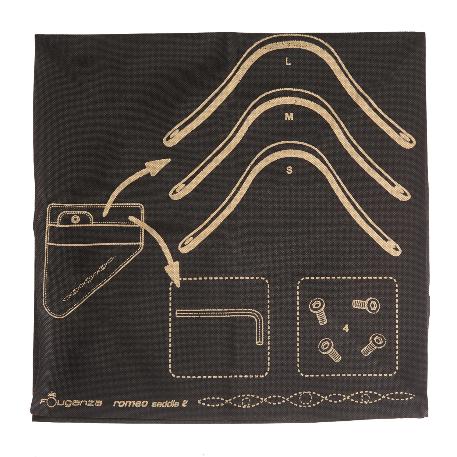 Paddock Horse Riding Saddle Gullet Kit 3 Paddock Horse Riding Saddle Gullet Kit - Image 3