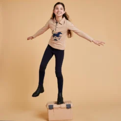 Girls' Long-Sleeved Horse Riding Polo Shirt 100 15 Girls' Long-Sleeved Horse Riding Polo Shirt 100 -Equestrian Supplies Store k55ba92768e6c164c61cdc1fa84adeb1c