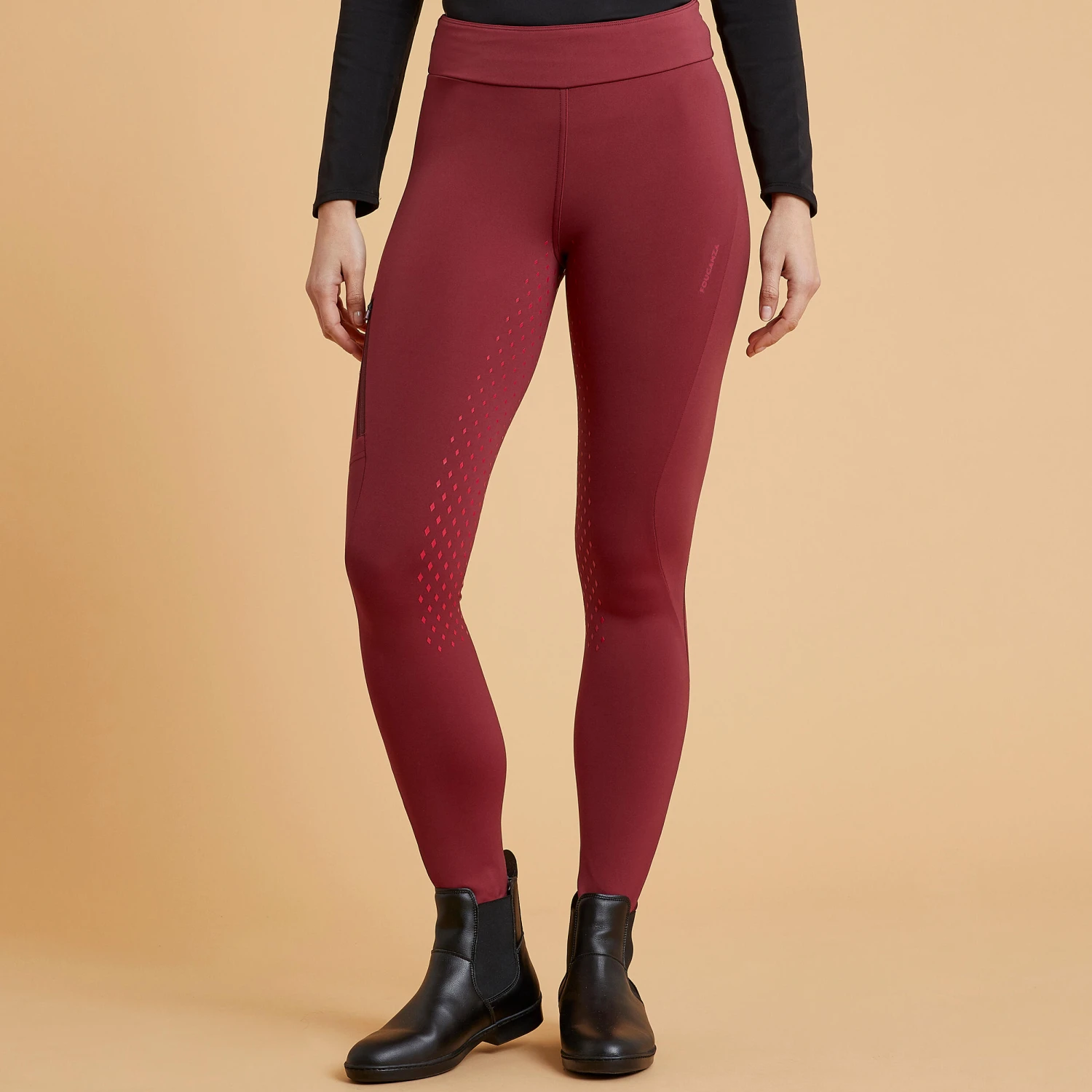Women's Horse Riding Full Grip Leggings 500 20 Women's Horse Riding Full Grip Leggings 500 - Image 20