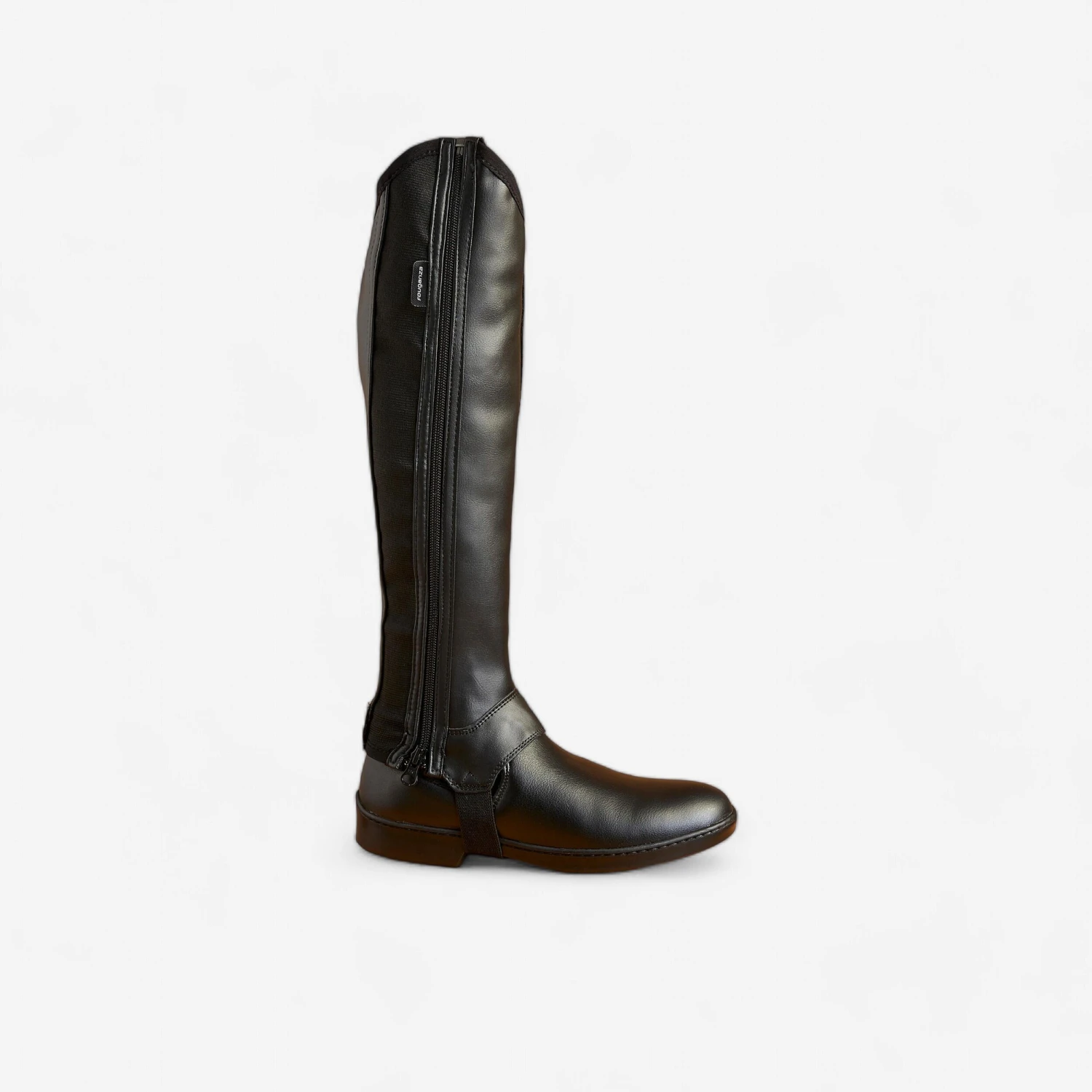 Adult Horse Riding Classic Synthetic Half-Chaps 1 Adult Horse Riding Classic Synthetic Half-Chaps