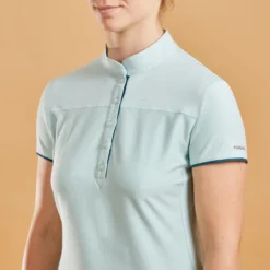Women's Short-Sleeved Horse Riding Polo -Equestrian Supplies Store k7a83803e5209cb2cbf19e6693792d3f1