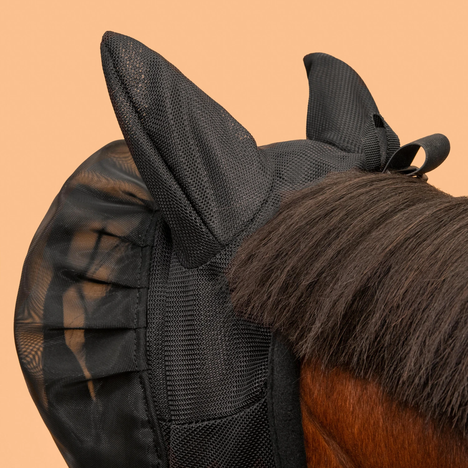Horse Riding Fly Mask For Horse 500 6 Horse Riding Fly Mask For Horse 500 - Image 6