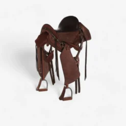 Horse Riding Hacking Saddle For Horse Escape - Brown