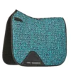 Weatherbeeta Prime Leopard Print Horse Dressage Saddlepad (Turquoise/Black)