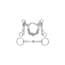 Ported Horse Weymouth Set (Silver)