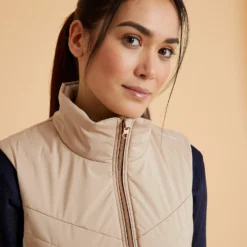 Women's Sleeveless Horse Riding Down Jacket 500 -Equestrian Supplies Store k89b524f5348ce6682f1078071f714051