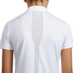 Girls' Short-Sleeved Horse Riding Show Polo Shirt 500 -Equestrian Supplies Store k8c78599489ab23e969c552845ee72012