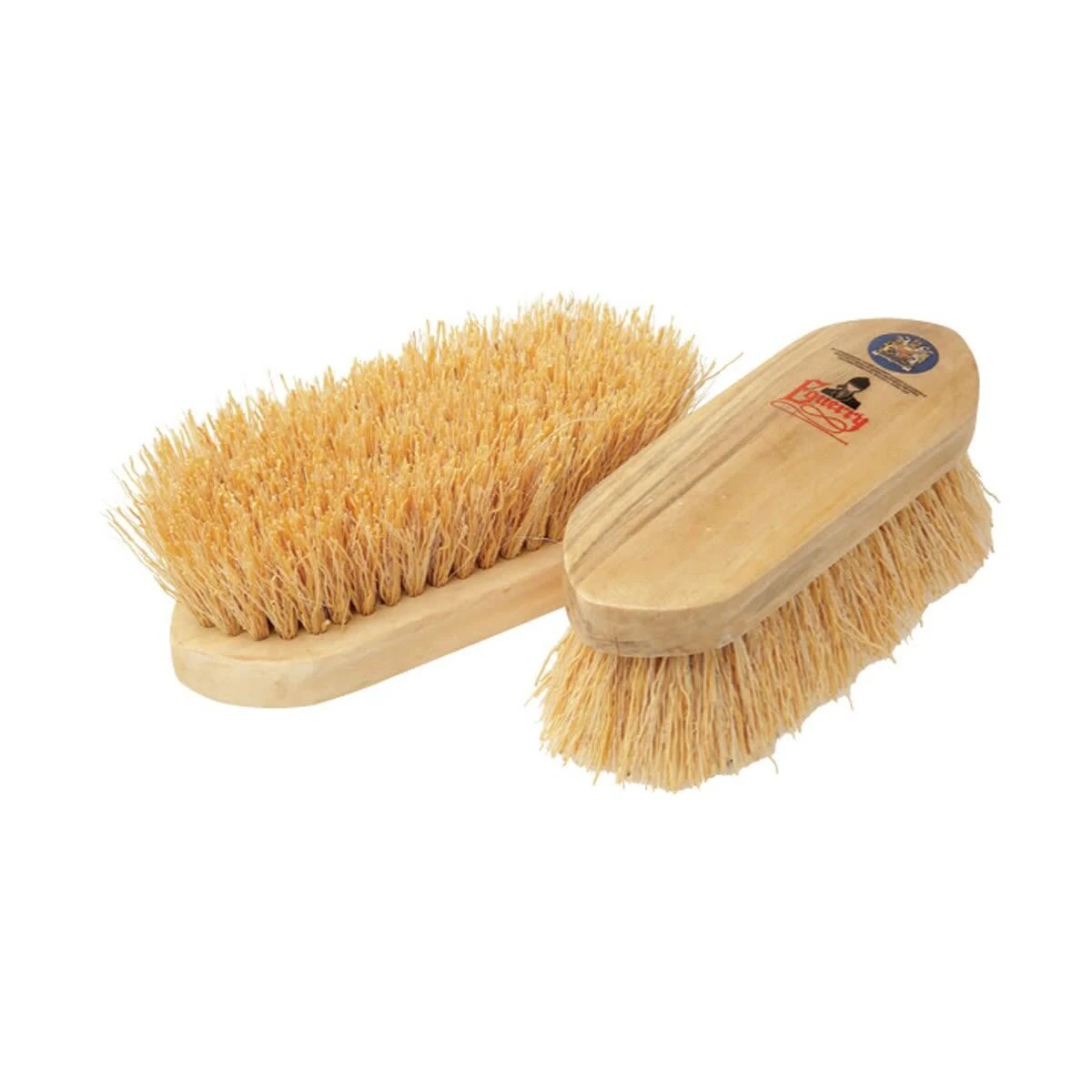 Equerry Wooden Mexican Whisk Fibre Dandy Brush (Natural) 1 Equerry Wooden Mexican Whisk Fibre Dandy Brush (Natural)