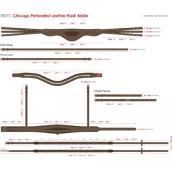 Chicago Breathable Leather Bridle -Equestrian Supplies Store k9c0da4528877cdf9e8423d45618bef1e