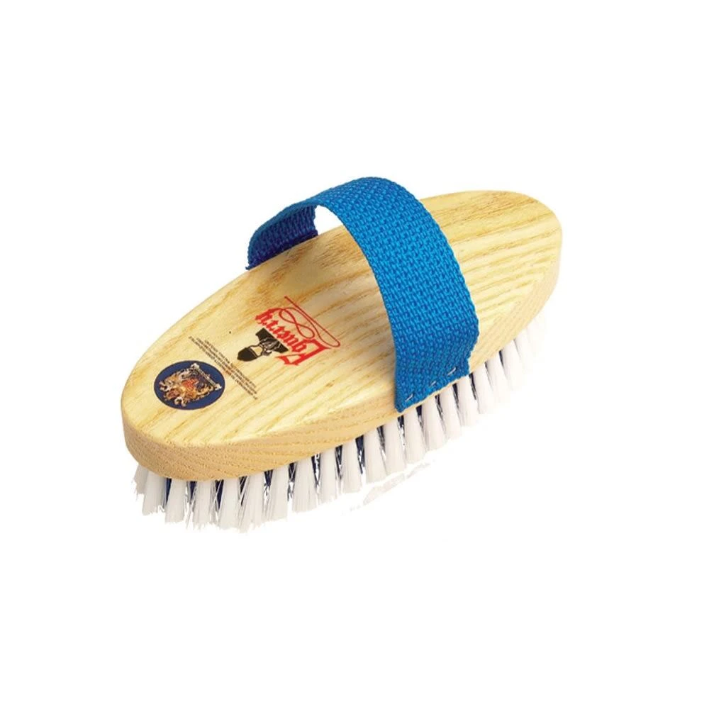 Equerry Wooden Body Brush (Blue) 1 Equerry Wooden Body Brush (Blue)