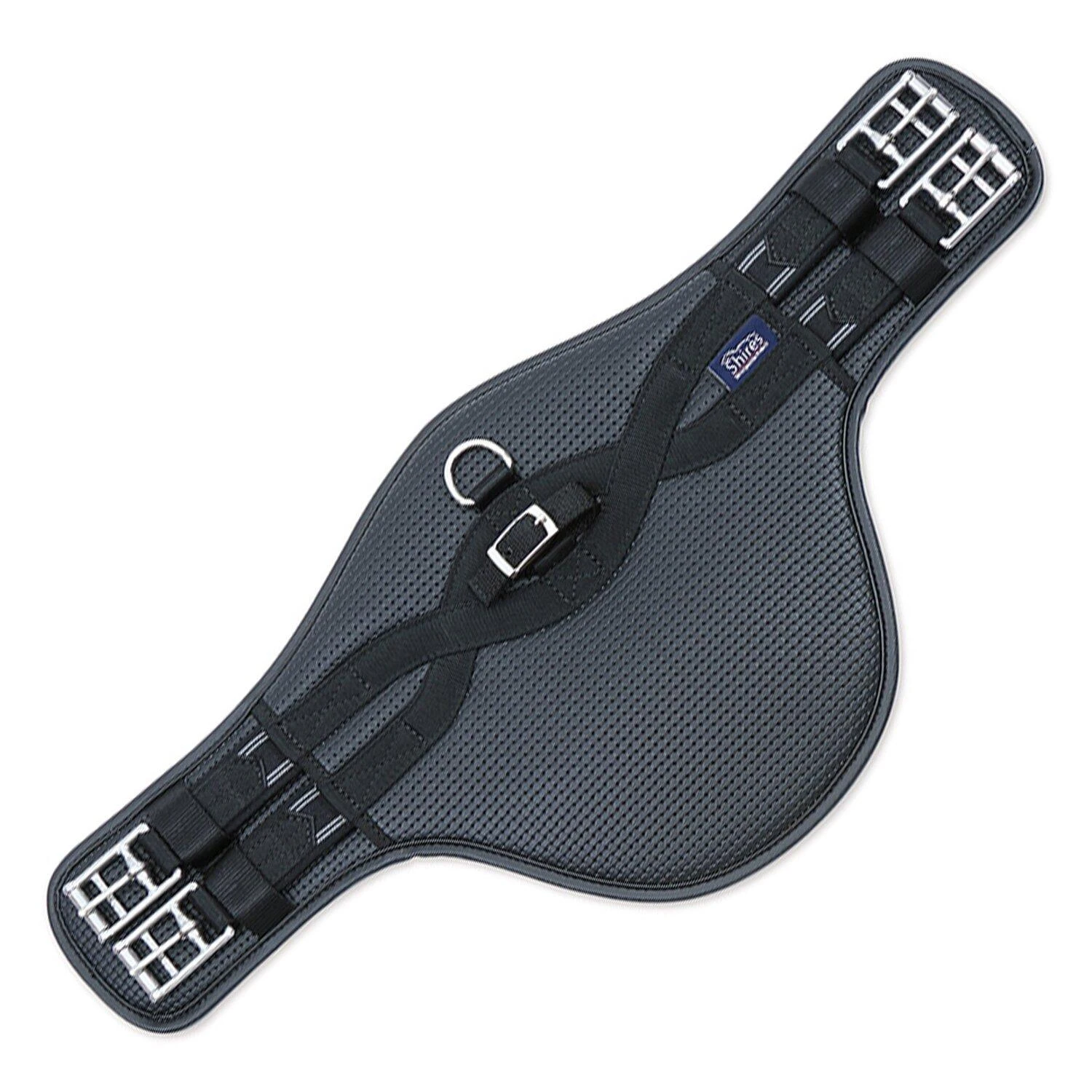 AntiChafe Elastic Horse Stud Girth (Black) 1 AntiChafe Elastic Horse Stud Girth (Black)