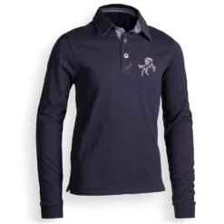Boys' Horse Riding Long-Sleeved Polo 100 -Equestrian Supplies Store ka638b46597b6c26d9774cc7706720c69