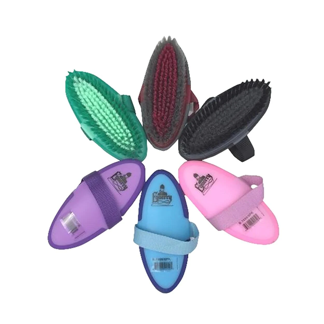 Grippee Body Brush (Pack Of 6) (Multicoloured) 1 Grippee Body Brush (Pack Of 6) (Multicoloured)
