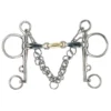 Sweet Iron Lozenge Horse Pelham Bit (Blue)