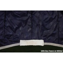 Weatherbeeta Comfitec Lite Essential Combo Neck Turnout Rug (Navy/Silver/Red) -Equestrian Supplies Store kbdad1f28860a3a1326be5ba1668ebe52