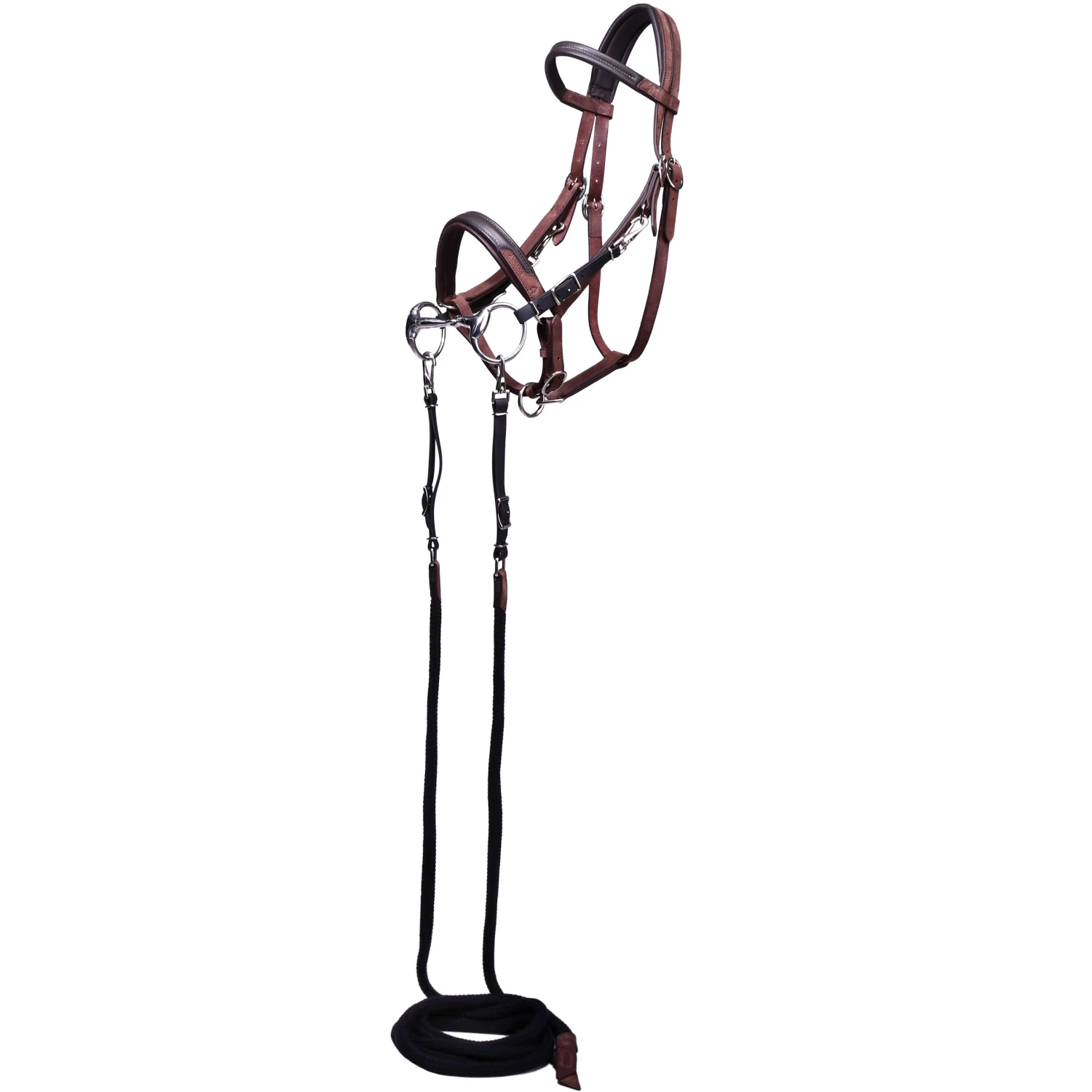 Trail Horse Riding Bridle / Halter And Reins Escape - Brown 2 Trail Horse Riding Bridle / Halter And Reins Escape - Brown - Image 2
