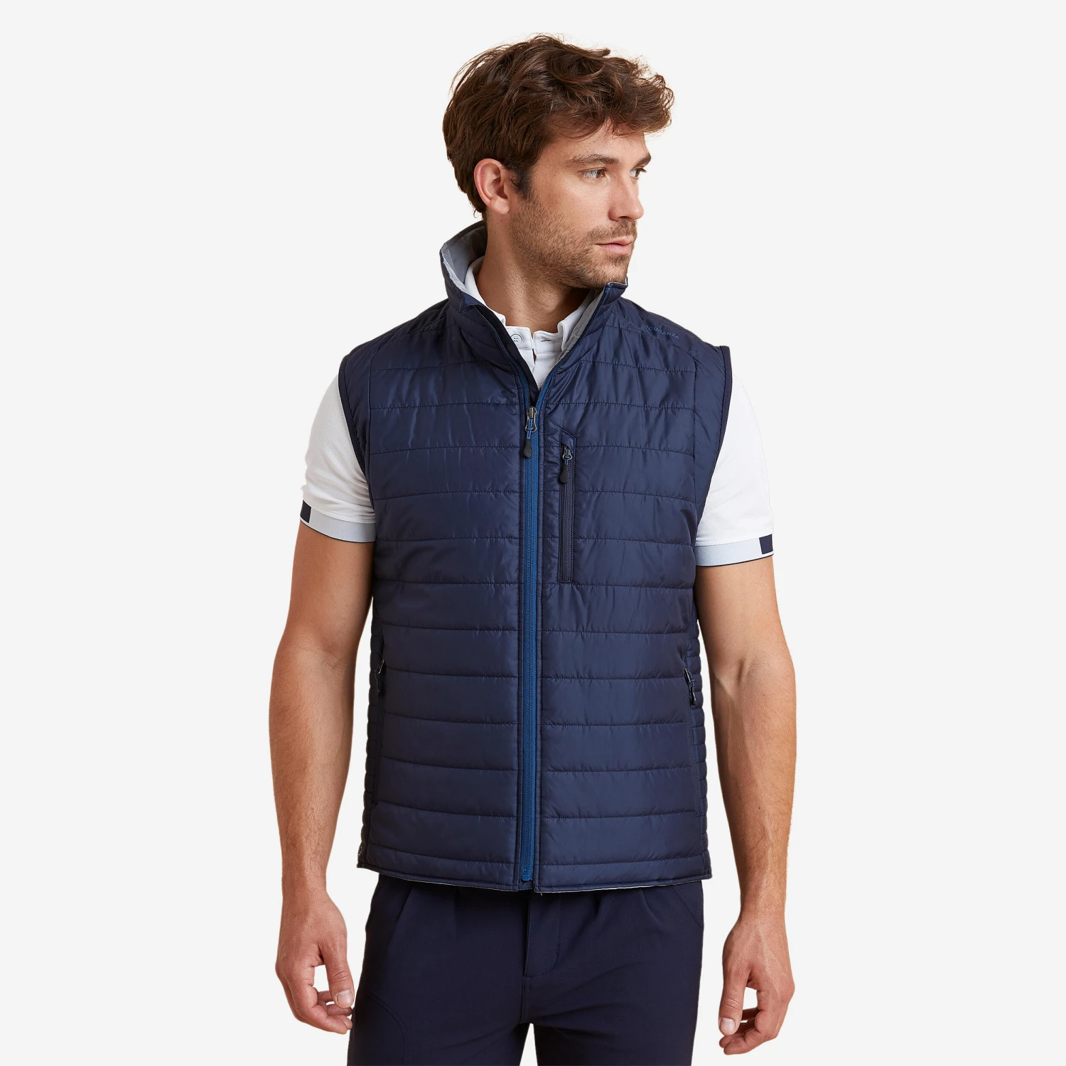 Men's Horse Riding Sleeveless Gilet 100 1 Men's Horse Riding Sleeveless Gilet 100