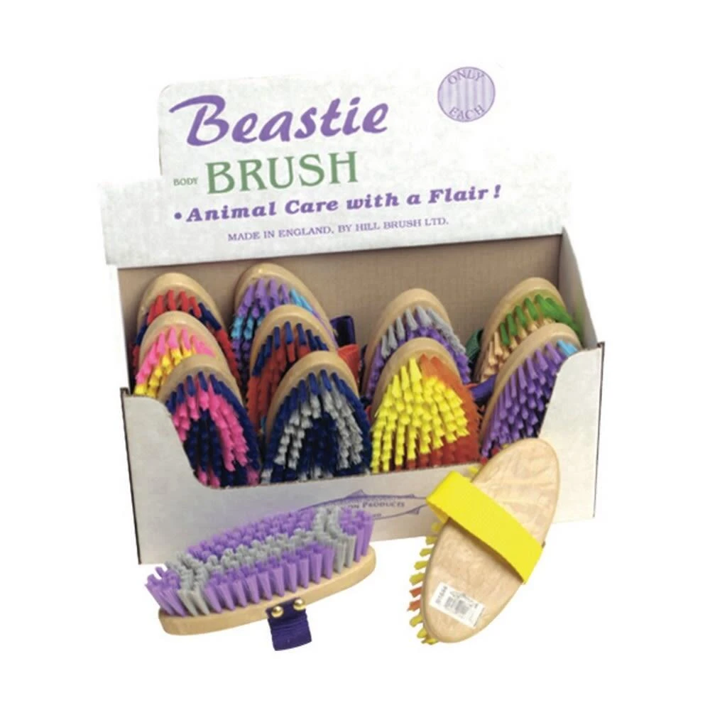 Beastie Body Brush (Pack Of 12) (Multicoloured) 1 Beastie Body Brush (Pack Of 12) (Multicoloured)