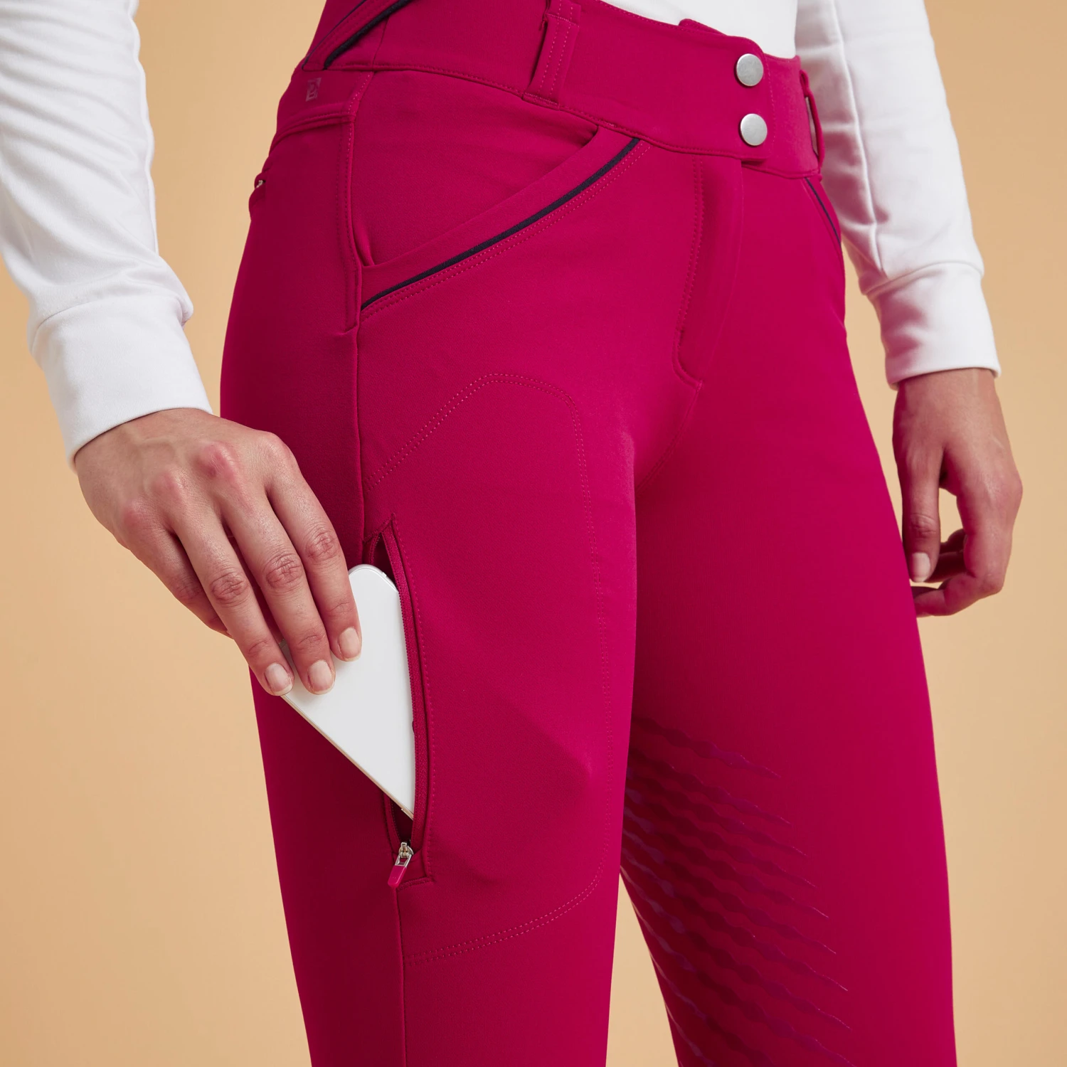 Women's Horse Riding Jodhpurs Classic Grip 900 16 Women's Horse Riding Jodhpurs Classic Grip 900 - Image 16